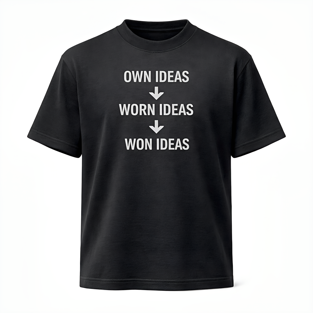 CONCEPT 01: THE IDEATION TEE - BLACK