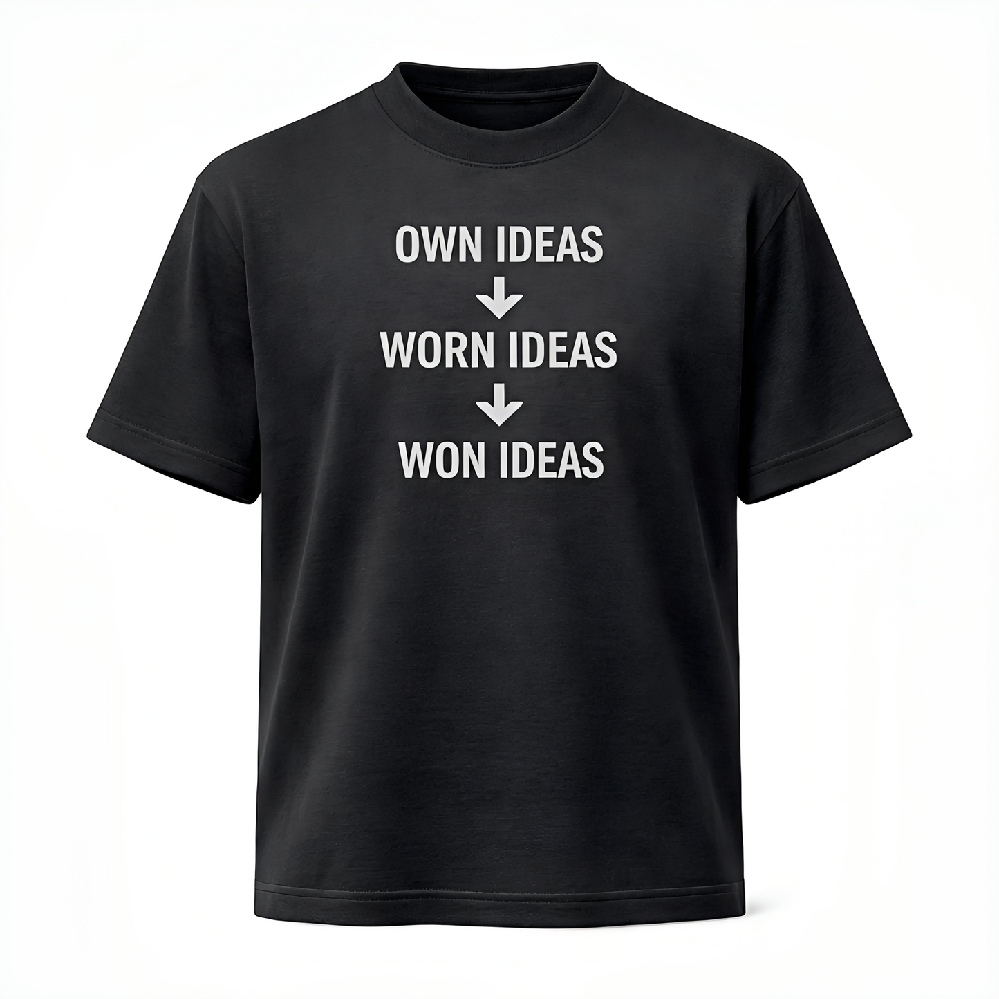 CONCEPT 01: THE IDEATION TEE - BLACK