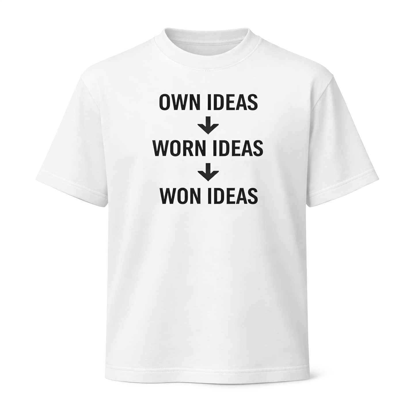 CONCEPT 01: THE IDEATION TEE - WHITE