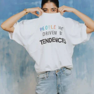 unisex oversized tee - Observation Tee Design 03 front view