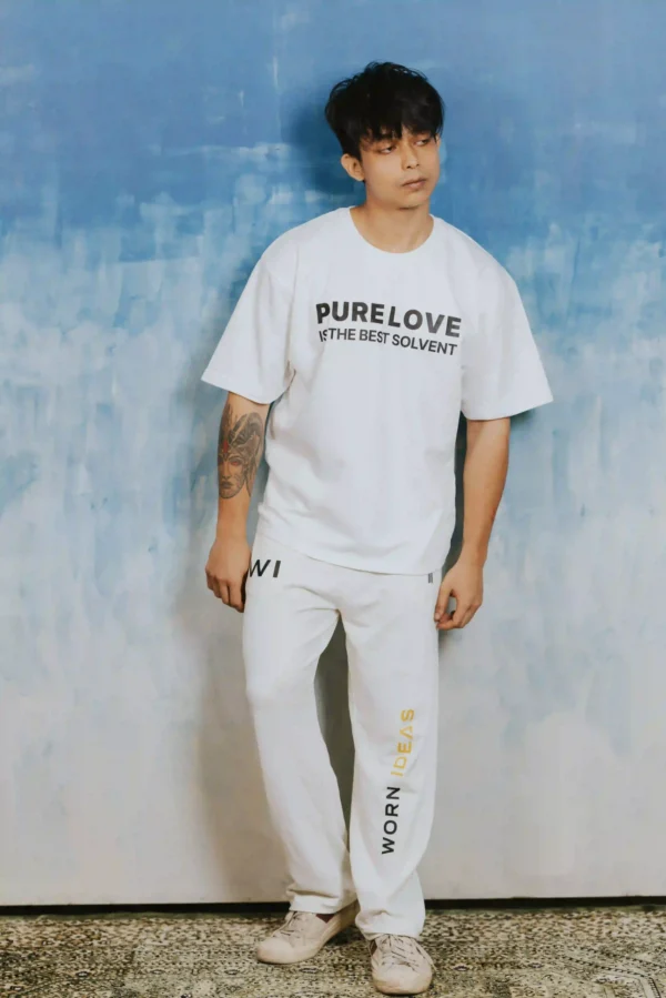unisex oversized tee - Alchemy Tee Design 06 front view