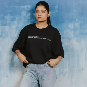 unisex oversized tee - Paradox Tee Design 08 front view