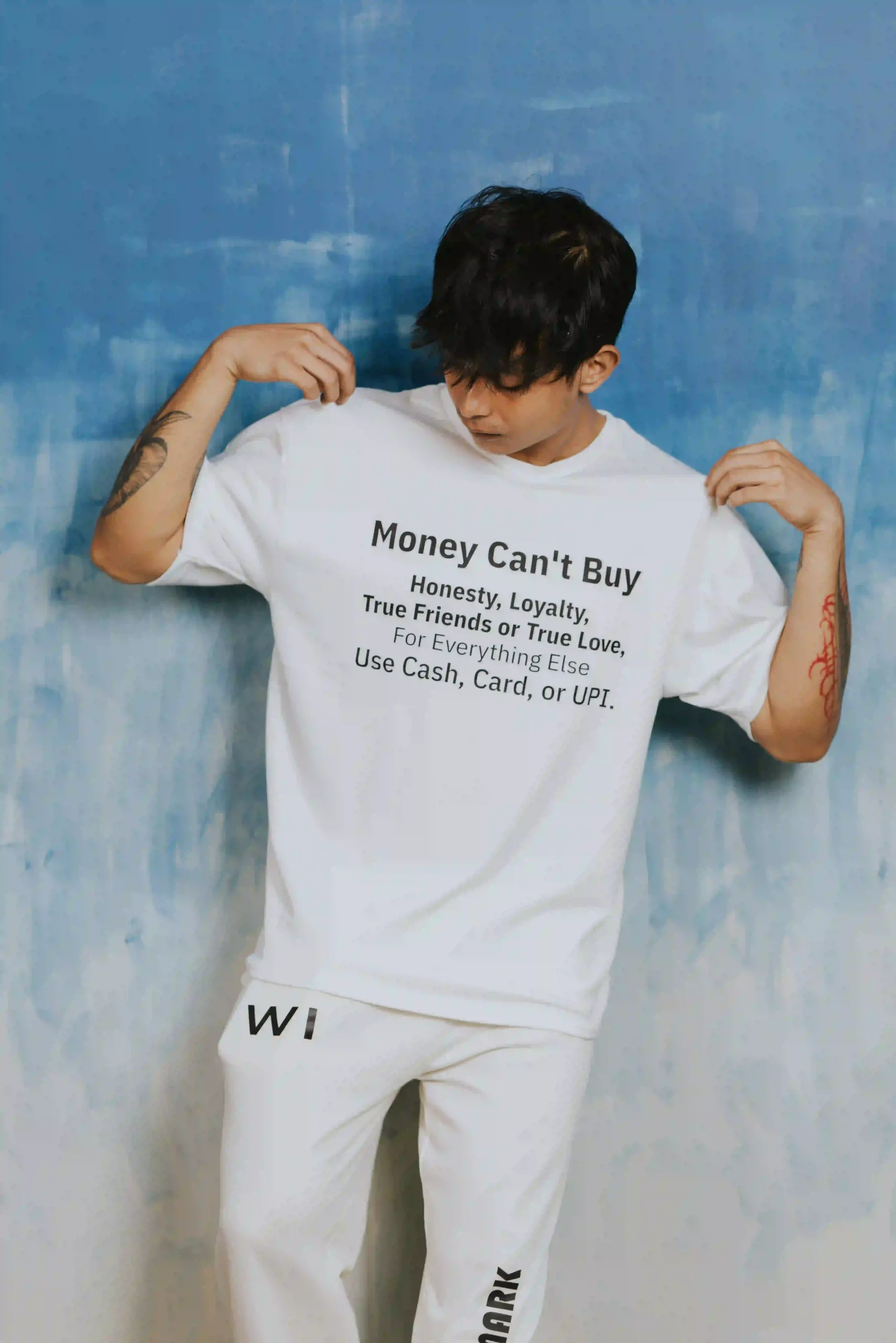 unisex oversized tee - Transaction Tee Design 04 front view