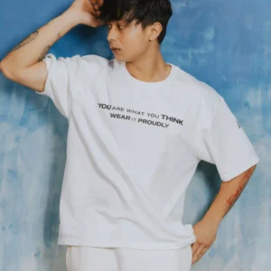 unisex oversized tee - Resolution Tee Design 10 front view