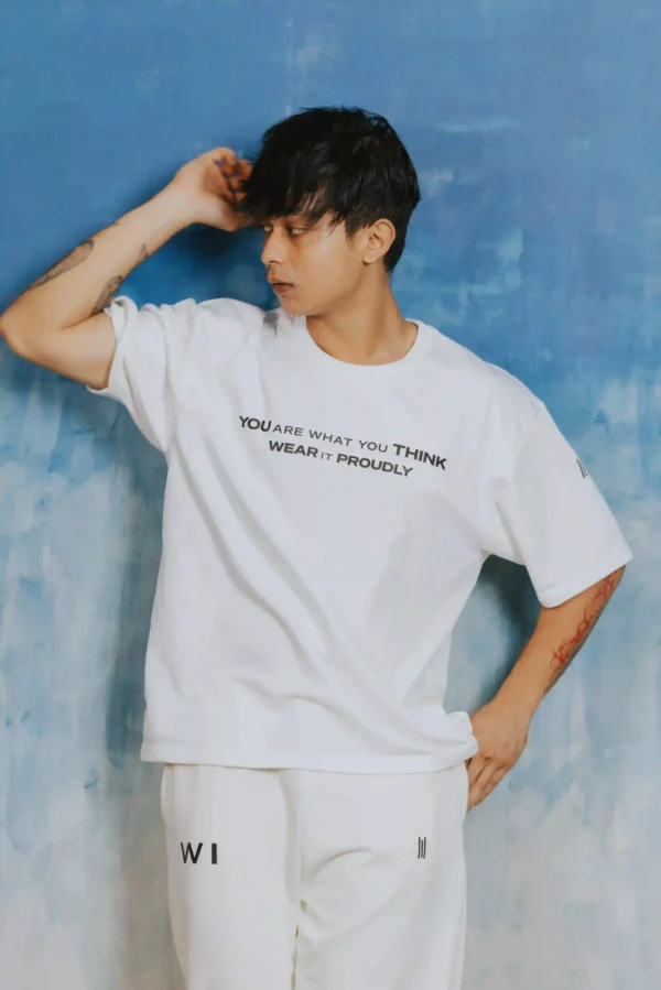 unisex oversized tee - Resolution Tee Design 10 front view
