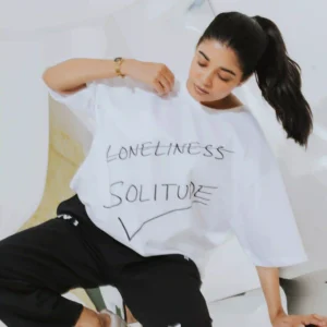 unisex oversized tee - Correction Tee Design 05 front view