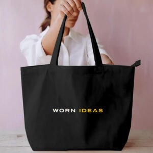 WORN IDEAS Tote Bag – Black