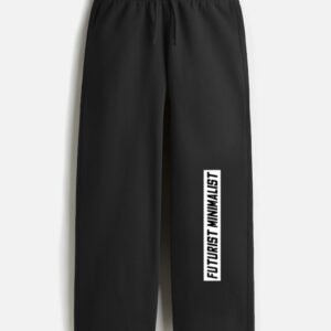 Unisex Tech Terry Sweatpants - FUTURIST MINIMALIST (Core Black)