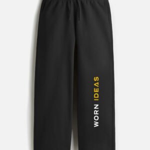 Unisex Tech Terry Sweatpants - WORN IDEAS (Core Black)