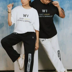 unisex sweatpants - Futurist Minimal Design 03